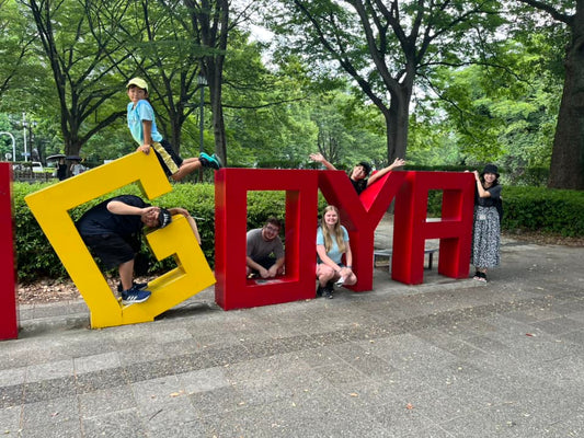 My fiancé and I have an amazing time