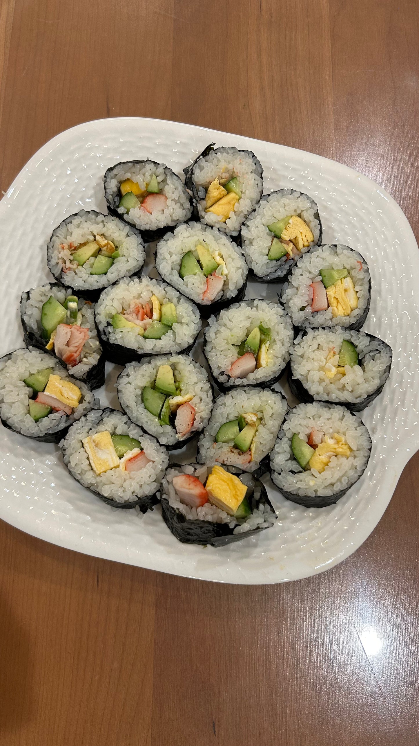 Cooking Sushi Rolls at a Japanese Home