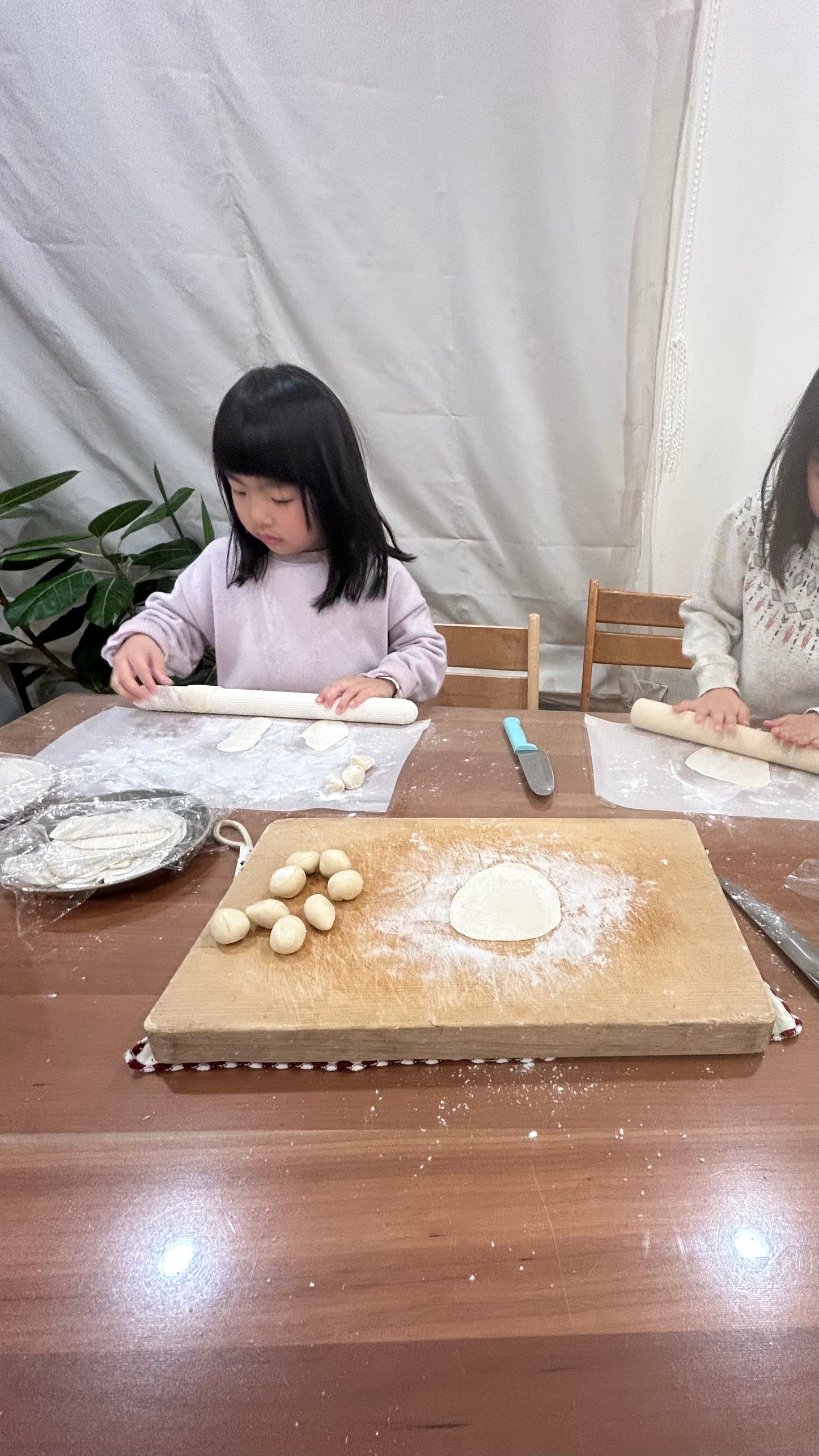 Cooking original Gyoza at a Japanese Home
