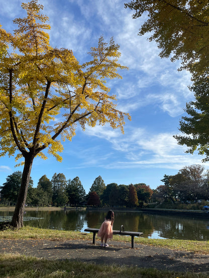 Botany painting at lotus pound in Ueno park